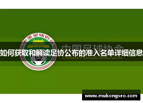 如何获取和解读足协公布的准入名单详细信息
